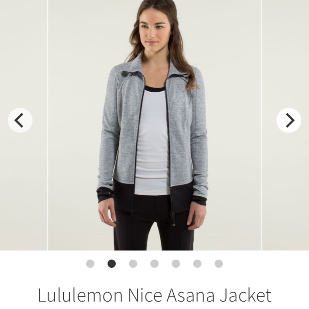 Lululemon nice asana herringbone jacket
